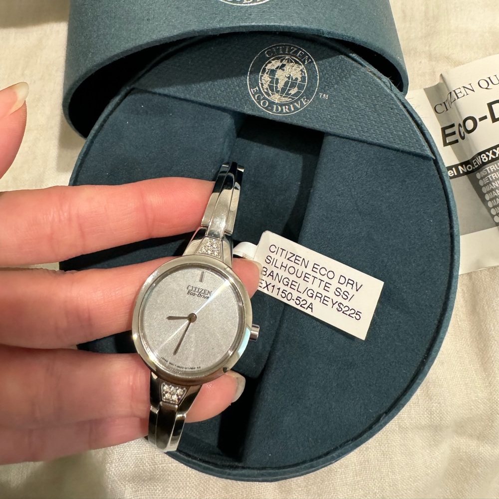 Citizen eco drive grey quartz